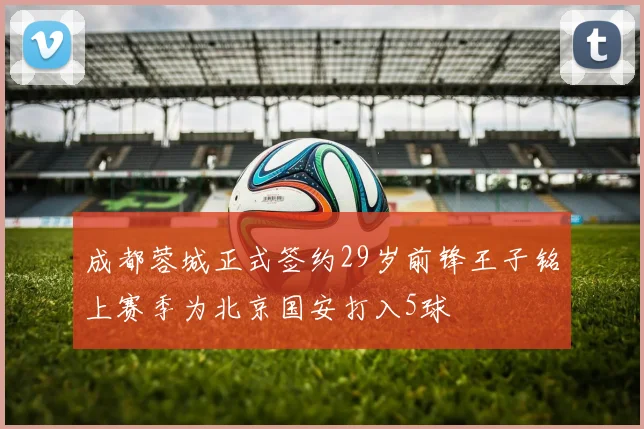 成都蓉城正式签约29岁前锋王子铭上赛季为北京国安打入5球
